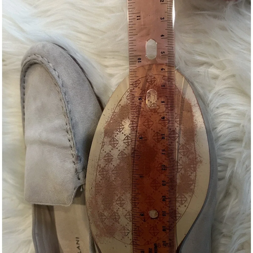 Antonio‎ Melani Taupe Suede Loafers Women's 8.5 Slip On Comfort Shoes Flat